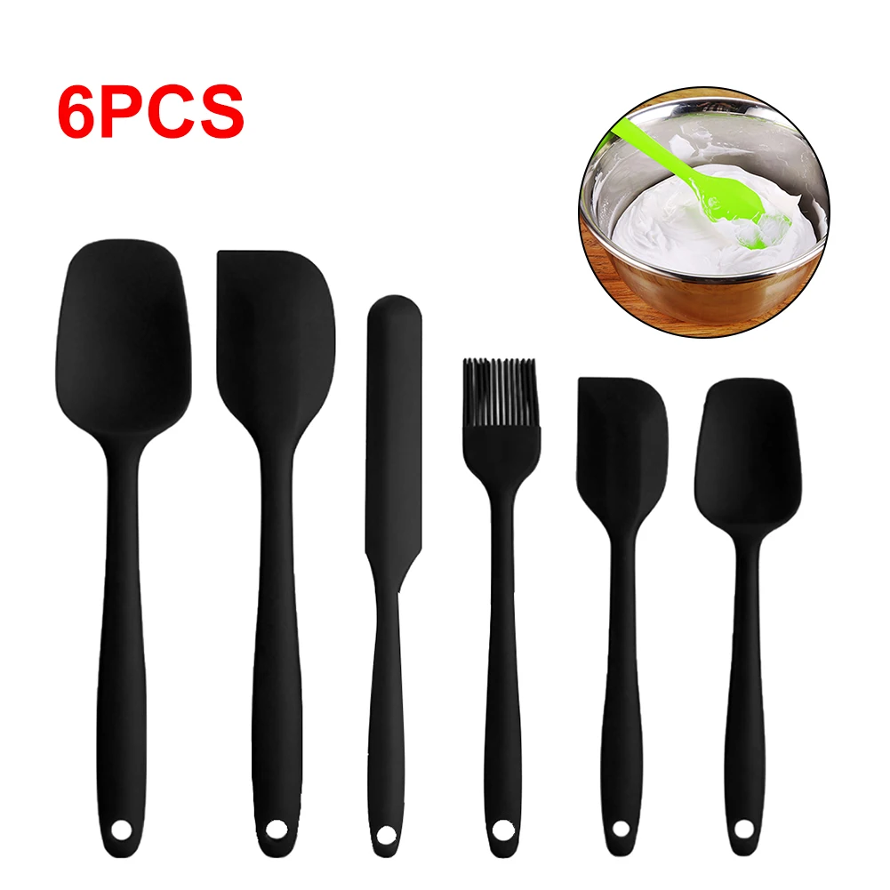 6 Pcs Silicone Spatula Set Heat-Resistant Non-Stick Silicone Utensils Set For Pastry Baking Kitchen Cooking Spatula Oil Brush
6 Pcs Silicone Spatula Set Heat-Resistant Non-Stick Silicone Utensils Set For Pastry Baking Kitchen Cooking Spatula Oil Brush
