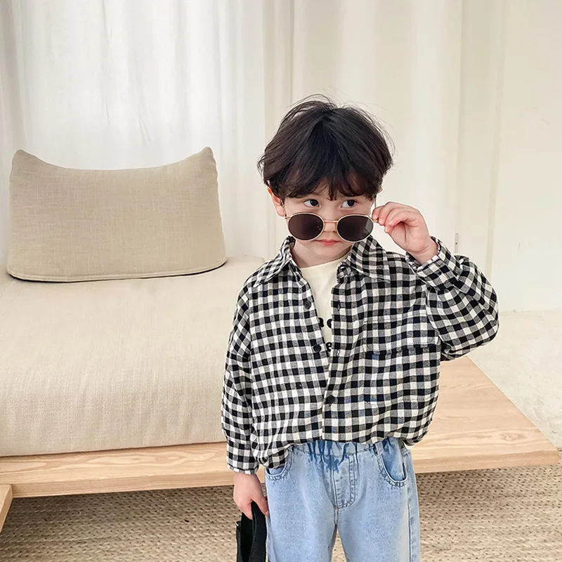 Kids Boys Shirts Toddler Long Sleeve Plaid Blouse Spring Autumn Cotton Boys Shirt QZ205
Kids Boys Shirts Toddler Long Sleeve Plaid Blouse Spring Autumn Cotton Boys Shirt QZ205