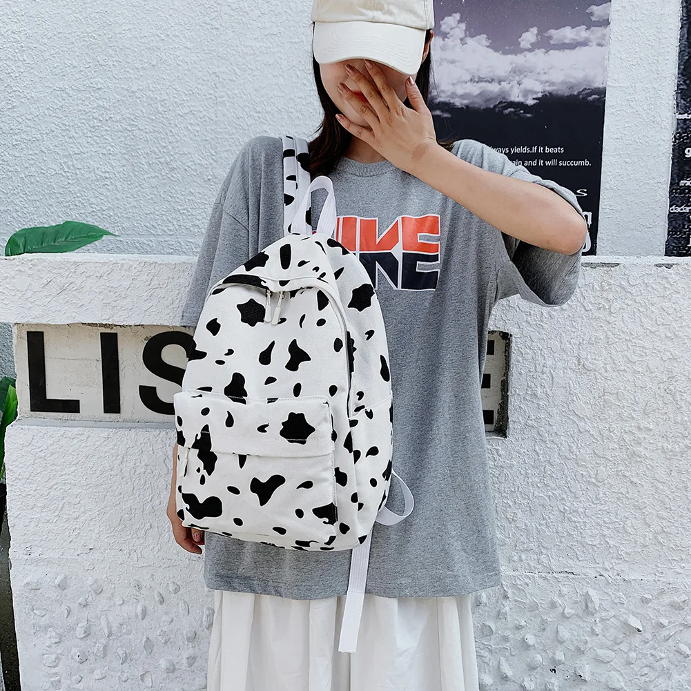 Cow Print School Bags for Women 2021 Trend Girls Large Capacity Backpack Casual Bagpacks Outdoor Shopping Classic Supplies Parts
Cow Print School Bags for Women 2021 Trend Girls Large Capacity Backpack Casual Bagpacks Outdoor Shopping Classic Supplies Parts