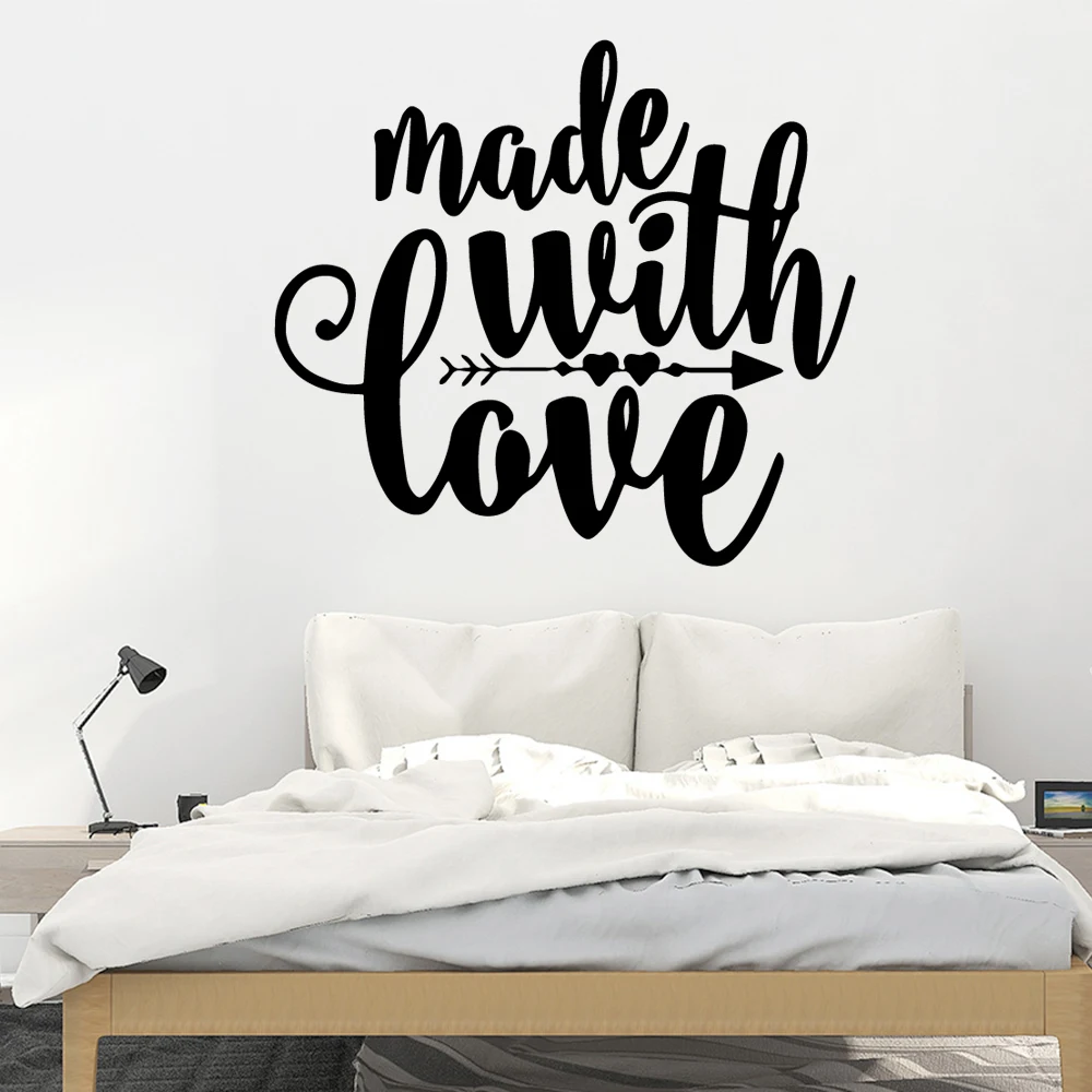 NEW made with love Self Adhesive Vinyl Wallpaper Removable Wall Sticker Rooms Home Decoration
NEW made with love Self Adhesive Vinyl Wallpaper Removable Wall Sticker Rooms Home Decoration