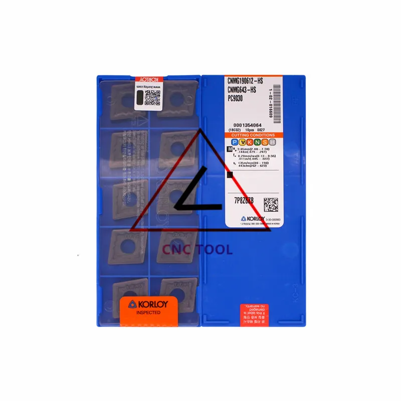CNMG190612-HS PC9030 10 шт. оригинальный корейский режущий инструмент KORLOY 
CNMG190612-HS PC9030 10 шт. оригинальный корейский режущий инструмент KORLOY