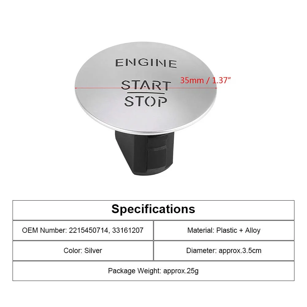 Switch Keyless For Mercedes For Benz Model W164 W205 W212 W213 W164 W221 X204 New Silver/Red Car Engine Start Stop Push Button
Switch Keyless For Mercedes For Benz Model W164 W205 W212 W213 W164 W221 X204 New Silver/Red Car Engine Start Stop Push Button