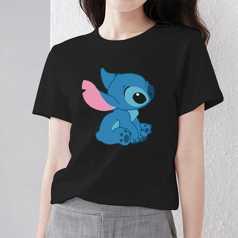 Beautiful Lilo Stitch Printed T Shirt Women 90s Graphic T-shirt Harajuku Tops Tee Cute Short Sleeve Oversize Female Black Tshirt
Beautiful Lilo Stitch Printed T Shirt Women 90s Graphic T-shirt Harajuku Tops Tee Cute Short Sleeve Oversize Female Black Tshirt