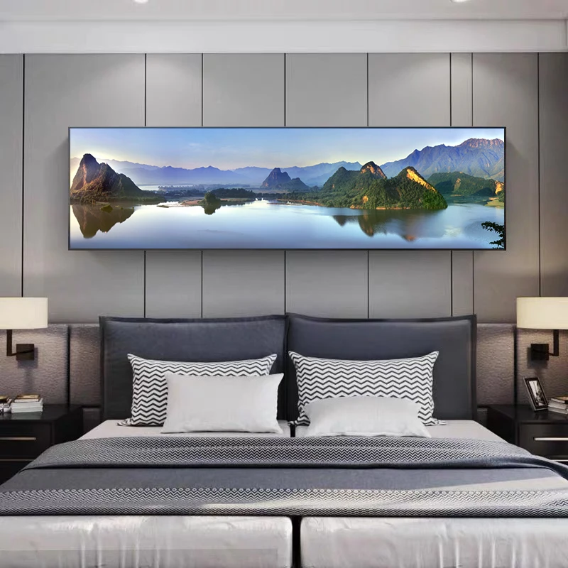 Classical Landscape Art Mountains and Lakes Canvas Paintings Poster and Print Wall Art Pictures for Living Room Decor (No Frame)
Classical Landscape Art Mountains and Lakes Canvas Paintings Poster and Print Wall Art Pictures for Living Room Decor (No Frame)