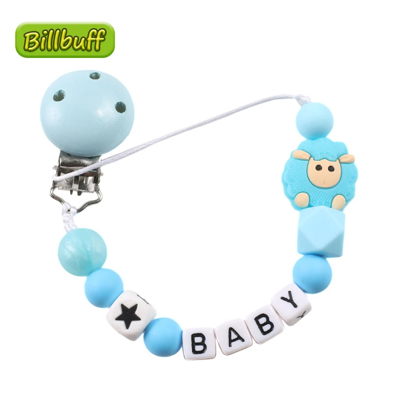 New Silicone Personalised Name Baby Pacifier Clip Beads Silicone DIY Cartoons Sheep Pacifier Chain Holder Baby Shower Toy Gift
New Silicone Personalised Name Baby Pacifier Clip Beads Silicone DIY Cartoons Sheep Pacifier Chain Holder Baby Shower Toy Gift