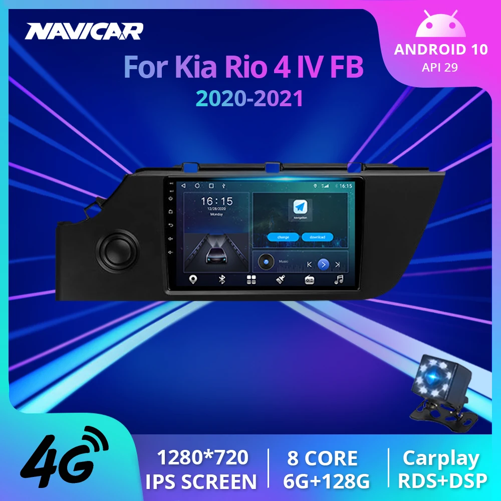 NAVICAR 2Din Android10.0 Автомобильная магнитола для Kia Rio 4 Характеристическая вязкость полимера FB 2020-2021 GPS навигации стереофонический радиоприемник а...
NAVICAR 2Din Android10.0 Автомобильная магнитола для Kia Rio 4 Характеристическая вязкость полимера FB 2020-2021 GPS навигации стереофонический радиоприемник а...