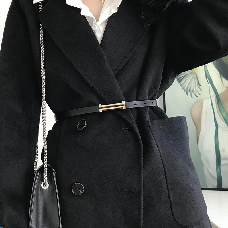 New Fashion Leather Thin Belt For Women Personality Metal Buckle Waist Strap Designer Ladies Trouser Dress Decoration Waistband
New Fashion Leather Thin Belt For Women Personality Metal Buckle Waist Strap Designer Ladies Trouser Dress Decoration Waistband
