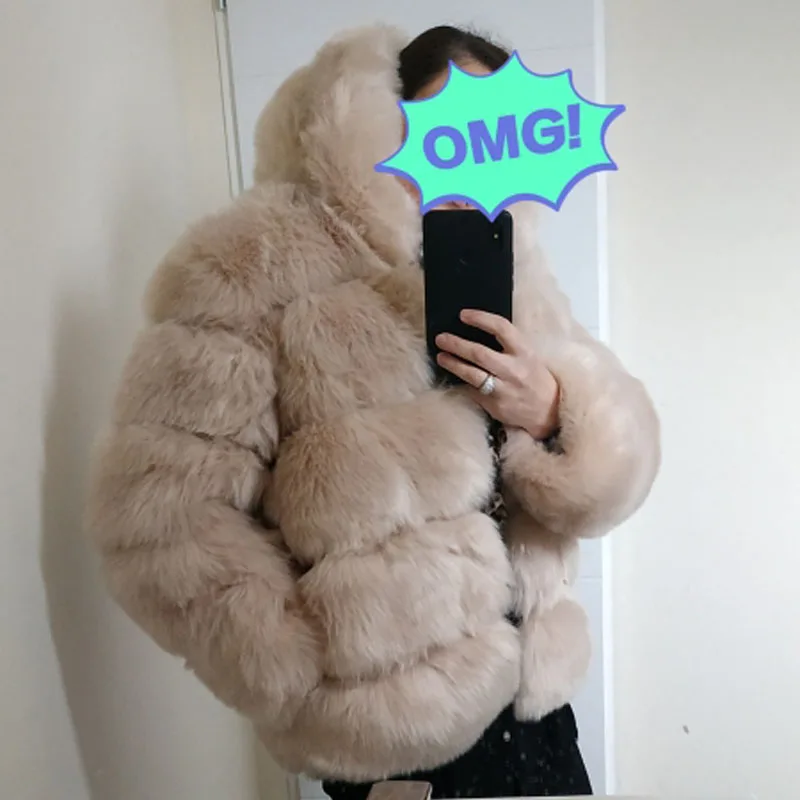 2021 Women Plus Size Hooded Long Sleeve Faux Fur Jacket Luxury Winter Fur Coats bontjas Winter Thick Warm Faux Fur Coat
2021 Women Plus Size Hooded Long Sleeve Faux Fur Jacket Luxury Winter Fur Coats bontjas Winter Thick Warm Faux Fur Coat
