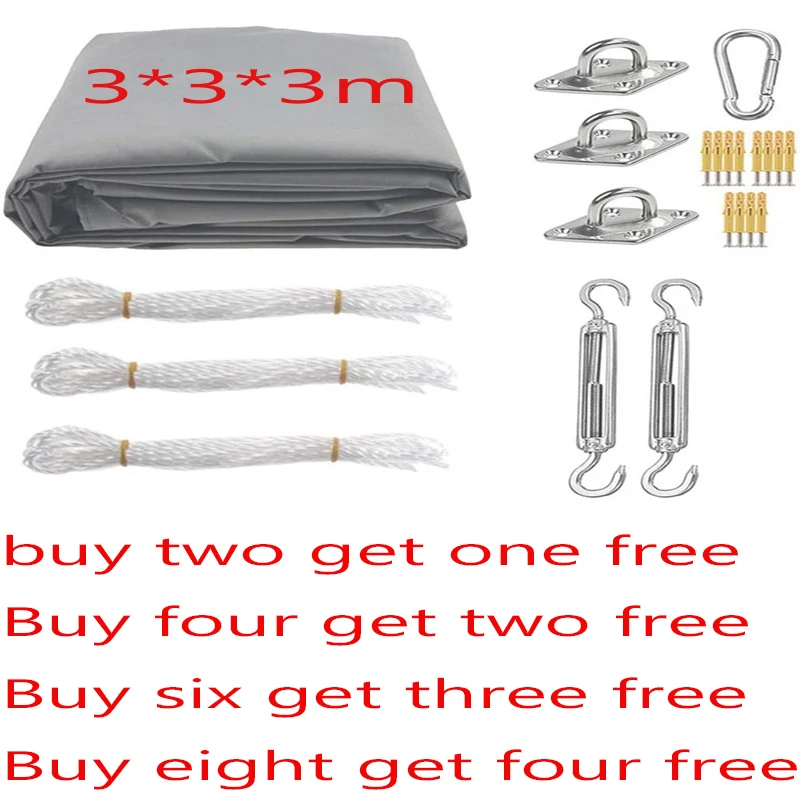 buy two get one free f3X3m waterproof exterior Shade Cloth Shading Net camping Heat Insulation Outdoor pool awnings Tent pergola
buy two get one free f3X3m waterproof exterior Shade Cloth Shading Net camping Heat Insulation Outdoor pool awnings Tent pergola