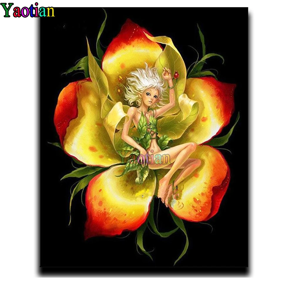 5D Diamond Embroidery Flower Fairy Elf Girl DIY Square/Round Diamond Painting full Cross Stitch Mosaic rhinestone Home Decor
5D Diamond Embroidery Flower Fairy Elf Girl DIY Square/Round Diamond Painting full Cross Stitch Mosaic rhinestone Home Decor