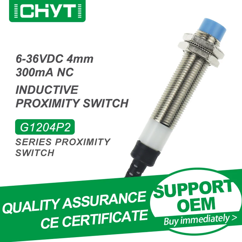Free Shipping GSEAM G1204P2 DC 6-36V PNP 300mA 4mm NC Normally Close CE New Inductive Proximity Sensor Detection Switch
Free Shipping GSEAM G1204P2 DC 6-36V PNP 300mA 4mm NC Normally Close CE New Inductive Proximity Sensor Detection Switch