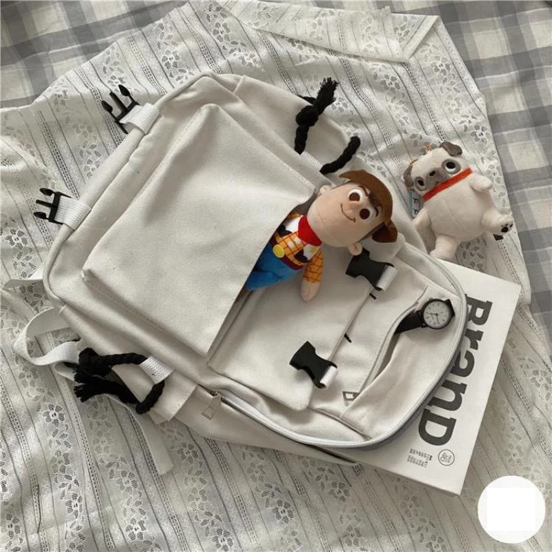 Japanese Black Backpack Casual Women Shoulder Bags Women Backpack Multi-pocket School bag for teenage girls Mochilas Female
Japanese Black Backpack Casual Women Shoulder Bags Women Backpack Multi-pocket School bag for teenage girls Mochilas Female