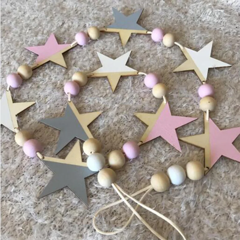 INS Beautiful Star Wooden Beads Wall Decorations Baby Kids Room Decoration Birthday Party Decor Hanging Decorations Baby Gift 
INS Beautiful Star Wooden Beads Wall Decorations Baby Kids Room Decoration Birthday Party Decor Hanging Decorations Baby Gift