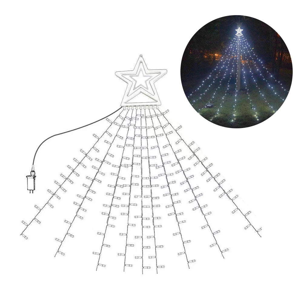 Star String Light Festival Decorative Wall For Christmas Remote Control 350LEDs Solar Powered Outdoor Garden Home Wedding Party
Star String Light Festival Decorative Wall For Christmas Remote Control 350LEDs Solar Powered Outdoor Garden Home Wedding Party