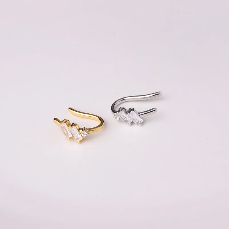 1Pcs Fashion Cz Zircon U-Shaped Stud Earrings Gold Silver Color Earring Stud for Women Crystal No-Piercing Earring Jewelry Gift
1Pcs Fashion Cz Zircon U-Shaped Stud Earrings Gold Silver Color Earring Stud for Women Crystal No-Piercing Earring Jewelry Gift