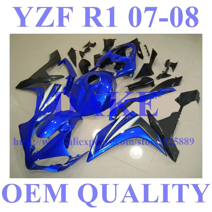 Injection blue black fairing kit for Yamaha YZF R1 07 08 YZF-R1 ABS YZF1000 R1 07 08 YZF R1 2007 2008 fairings #8891
Injection blue black fairing kit for Yamaha YZF R1 07 08 YZF-R1 ABS YZF1000 R1 07 08 YZF R1 2007 2008 fairings #8891