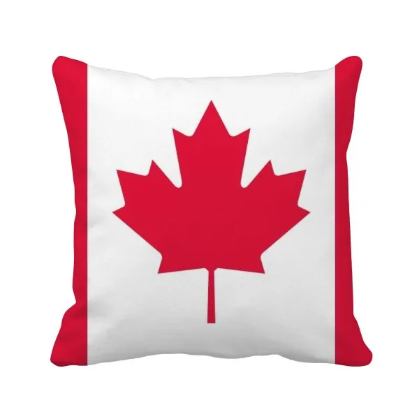 Наволочка с изображением канадского национального флага Северной Америки -