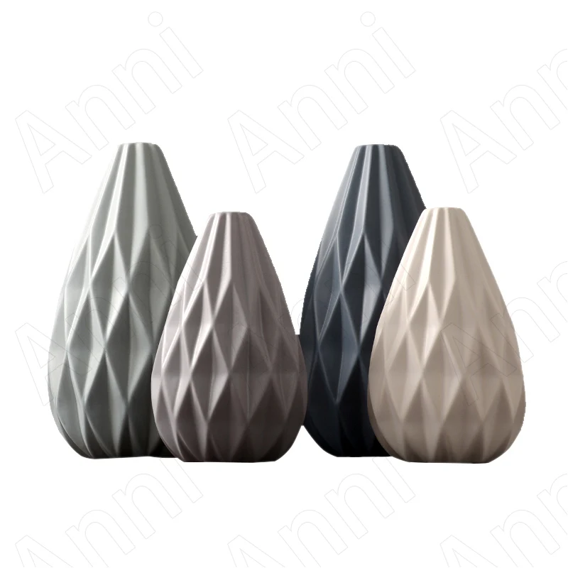 Creativity Prismatic Geometry Ceramic Vase Nordic Simple Relief Hollow Craft Flower Pots Decorative Ornaments Home Decoration
Creativity Prismatic Geometry Ceramic Vase Nordic Simple Relief Hollow Craft Flower Pots Decorative Ornaments Home Decoration