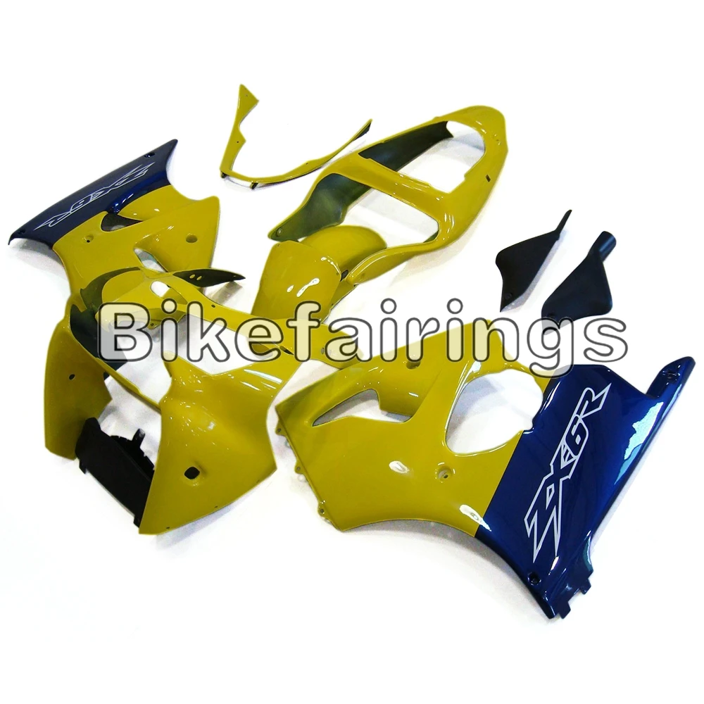 Yellow and Blue Lowers Complete Bodywork Kit For ZX-6R 2000 2001 2002 00 01 02 ZX636R 636 00 - 02 ABS Plastic Fairings
Yellow and Blue Lowers Complete Bodywork Kit For ZX-6R 2000 2001 2002 00 01 02 ZX636R 636 00 - 02 ABS Plastic Fairings