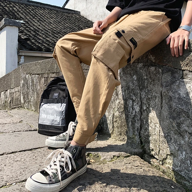 Ribbons Harem Joggers Men Cargo Pants Streetwear 2021 Hip Hop Casual Pockets Cotton Track Pants Male Harajuku Fashion Trousers
Ribbons Harem Joggers Men Cargo Pants Streetwear 2021 Hip Hop Casual Pockets Cotton Track Pants Male Harajuku Fashion Trousers