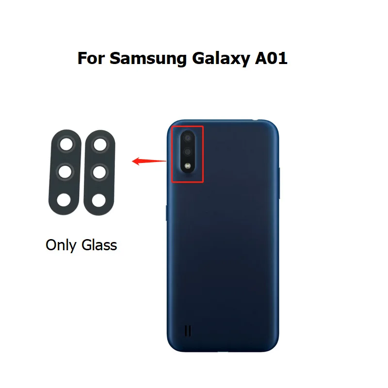 Задняя стеклянная линза для камеры с клейкой наклейкой для Samsung Galaxy A01 запасные части
Задняя стеклянная линза для камеры с клейкой наклейкой для Samsung Galaxy A01 запасные части