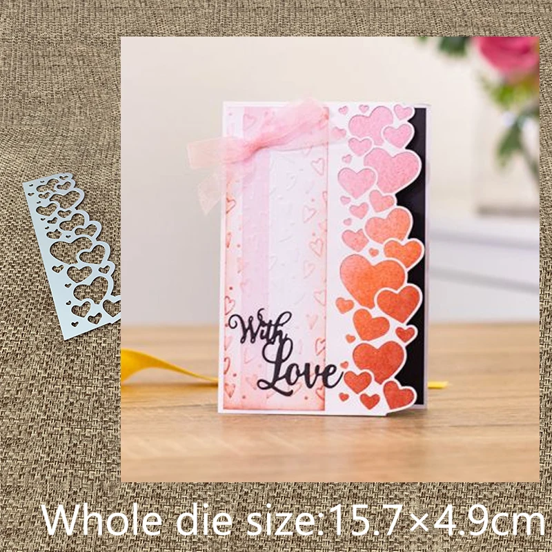 XLDesign Craft Metal Cutting Dies stencil mold heart side edge decoration scrapbook Album Paper Card Craft Embossing die cuts
XLDesign Craft Metal Cutting Dies stencil mold heart side edge decoration scrapbook Album Paper Card Craft Embossing die cuts
