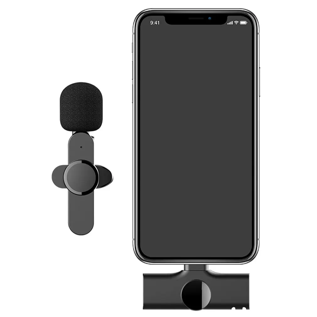 Wireless Lavalier Microphone Portable Audio Video Recording Mini Mic For IPhone Android Live Broadcast Game Shooting Microphone
Wireless Lavalier Microphone Portable Audio Video Recording Mini Mic For IPhone Android Live Broadcast Game Shooting Microphone