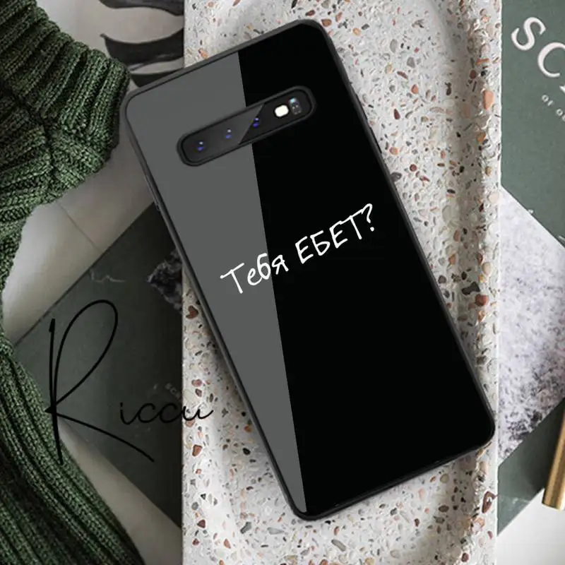Russian Quote Phone Case Tempered Glass For Samsung S20 Plus S7 S8 S9 S10E Plus Note 8 9 10 Plus A7 2018
Russian Quote Phone Case Tempered Glass For Samsung S20 Plus S7 S8 S9 S10E Plus Note 8 9 10 Plus A7 2018