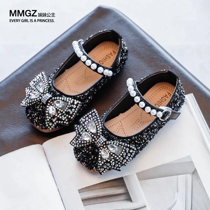 Children'S Shoes For Princess Shoes Sequins Patent Leather Spring Baby Girl Dress Bow Dance Party Beaded Shoes 2021 2-8 Year
Children'S Shoes For Princess Shoes Sequins Patent Leather Spring Baby Girl Dress Bow Dance Party Beaded Shoes 2021 2-8 Year