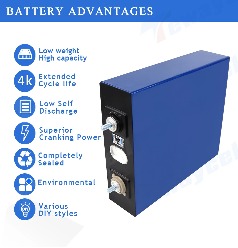 2021New 1pcs 280Ah Lifepo4 Rechargable Battery Pack 3.2V Grade A Lithium Iron Phosphate Prismatic New Solar EU US TAX FREE
2021New 1pcs 280Ah Lifepo4 Rechargable Battery Pack 3.2V Grade A Lithium Iron Phosphate Prismatic New Solar EU US TAX FREE
