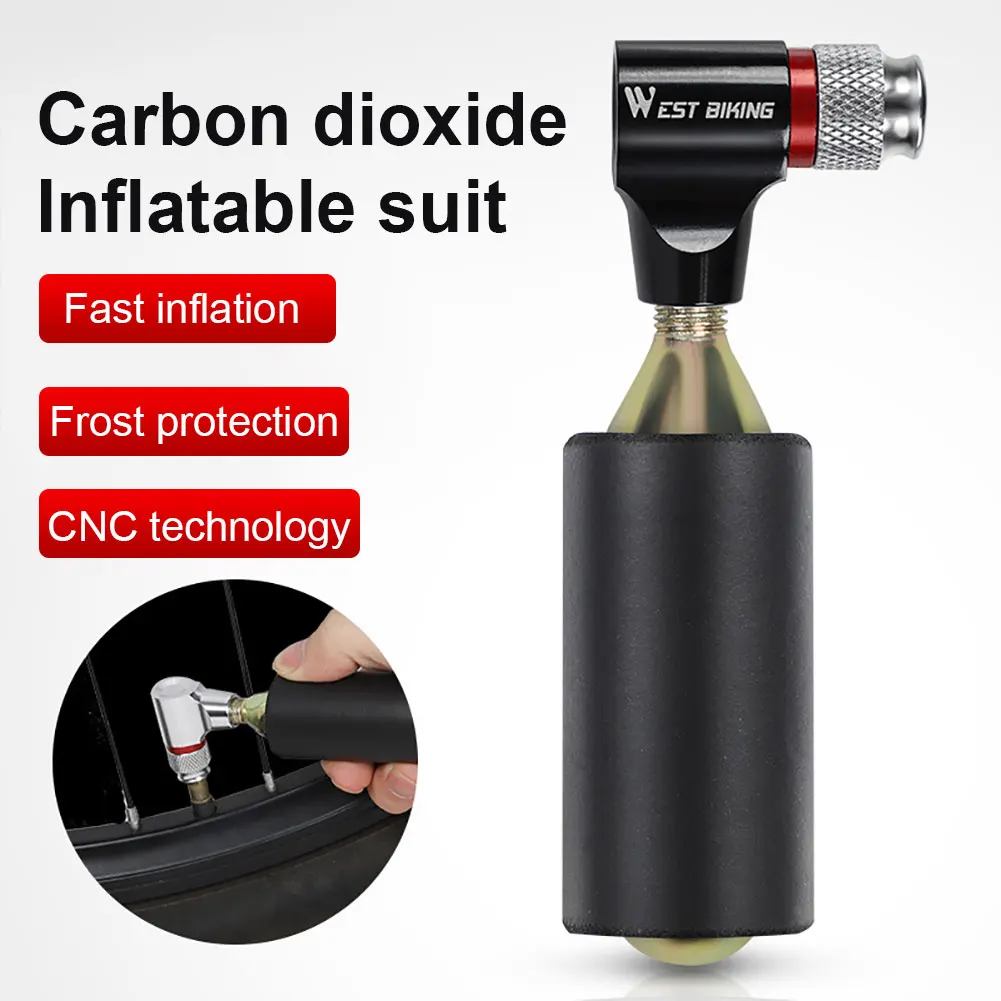 CO2 Pump For Bicycle Schrader Presta Adapter Bike Pump Inflator Aluminum Tire Tube Mini Hand Pump NO CO2 Cartridge Fast delivery
CO2 Pump For Bicycle Schrader Presta Adapter Bike Pump Inflator Aluminum Tire Tube Mini Hand Pump NO CO2 Cartridge Fast delivery