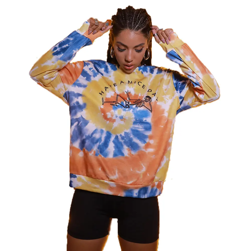 Women’s Fashion Long Sleeve Sweatshirts Autumn Spring Personality Print Letter Loose Round Neck Casual Pullovers Tops
Women’s Fashion Long Sleeve Sweatshirts Autumn Spring Personality Print Letter Loose Round Neck Casual Pullovers Tops