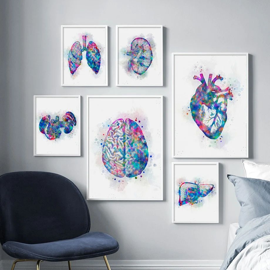 Wall Art Canvas Painting Anatomy Organs Heart Brain Nordic Posters And Prints Wall Pictures For Living Room Doctor Office Decor
Wall Art Canvas Painting Anatomy Organs Heart Brain Nordic Posters And Prints Wall Pictures For Living Room Doctor Office Decor