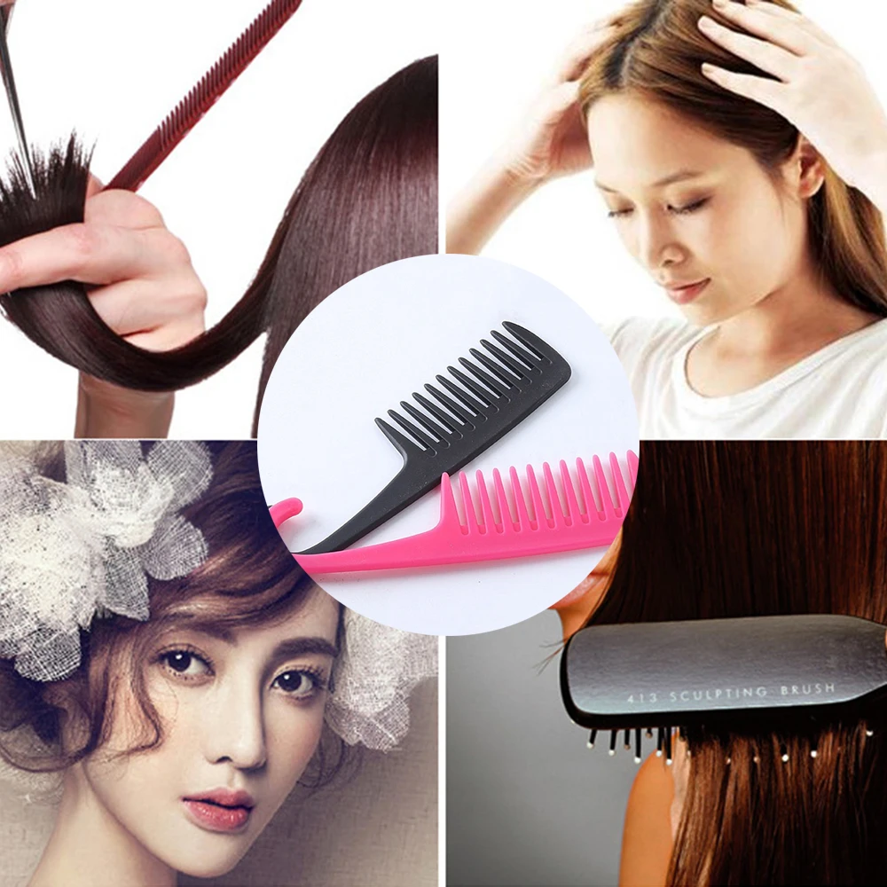 1pc Plastic Hair Brush Wide Tooth Comb with Hanger Anti-Static Large Wide Comb for Straight Wavy Hair Care Styling Tool
1pc Plastic Hair Brush Wide Tooth Comb with Hanger Anti-Static Large Wide Comb for Straight Wavy Hair Care Styling Tool