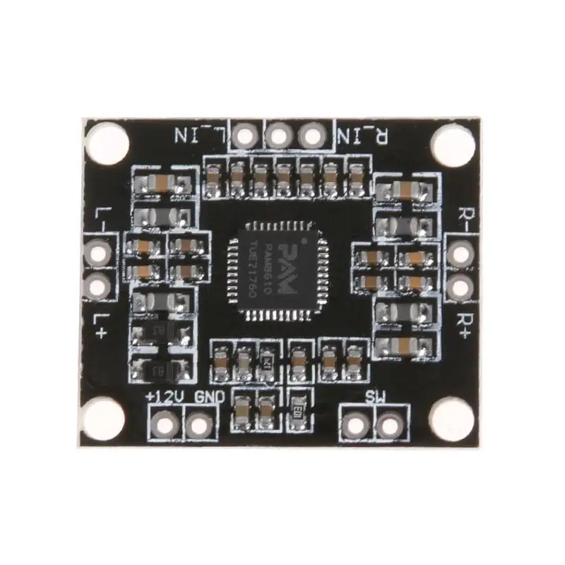 1Pc PAM8610 DC 12V 2 X 15W Dual Channel Stereo Class D Amplifier Board Ultra-thin High Power Mini Digital Amplifier Board
1Pc PAM8610 DC 12V 2 X 15W Dual Channel Stereo Class D Amplifier Board Ultra-thin High Power Mini Digital Amplifier Board