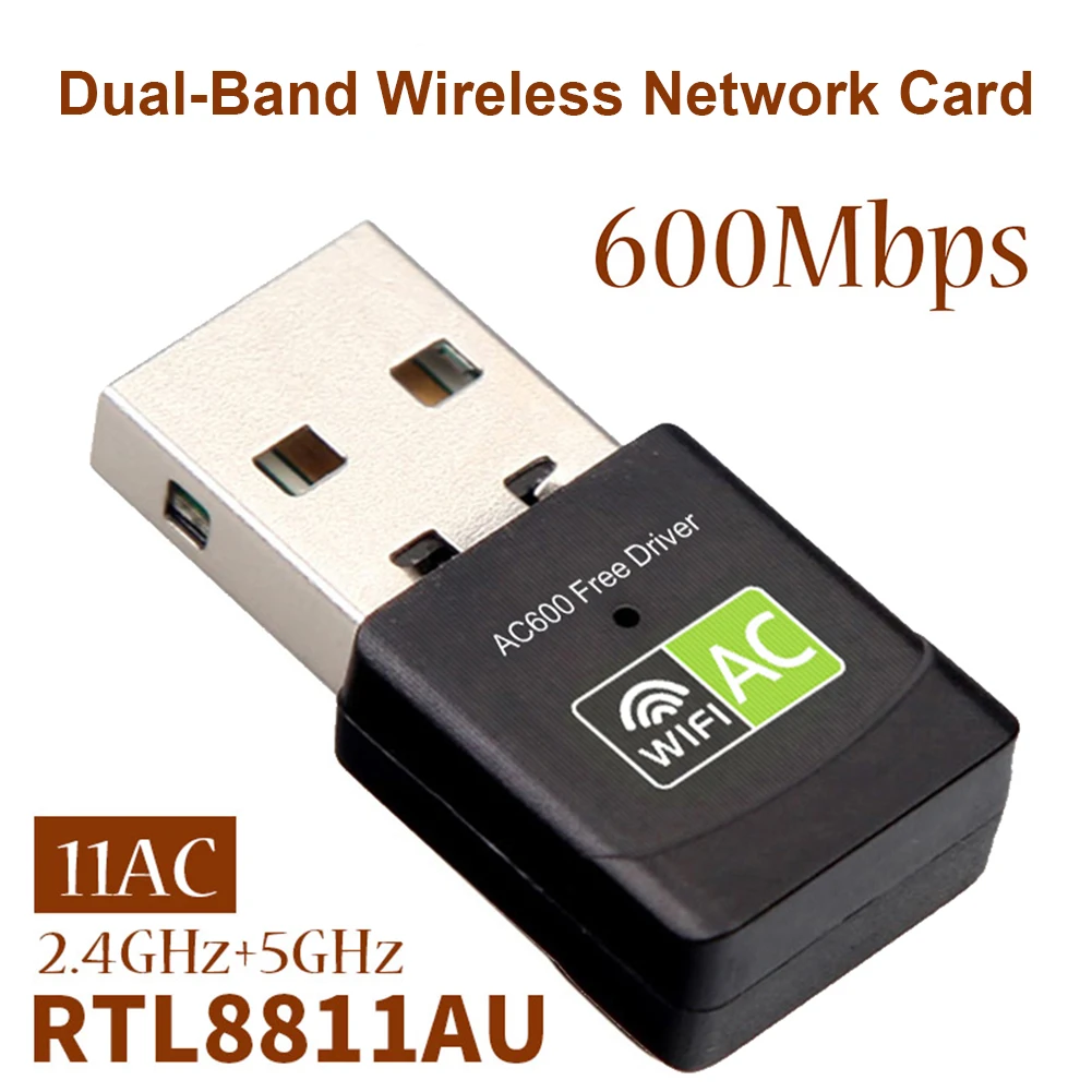 Free Driver USB Wifi Adapter 600Mbps 5Ghz Wi-Fi Adapter USB Ethernet PC Wi-Fi Receiver Antenna WiFi Dongle Wireless Network Card
Free Driver USB Wifi Adapter 600Mbps 5Ghz Wi-Fi Adapter USB Ethernet PC Wi-Fi Receiver Antenna WiFi Dongle Wireless Network Card