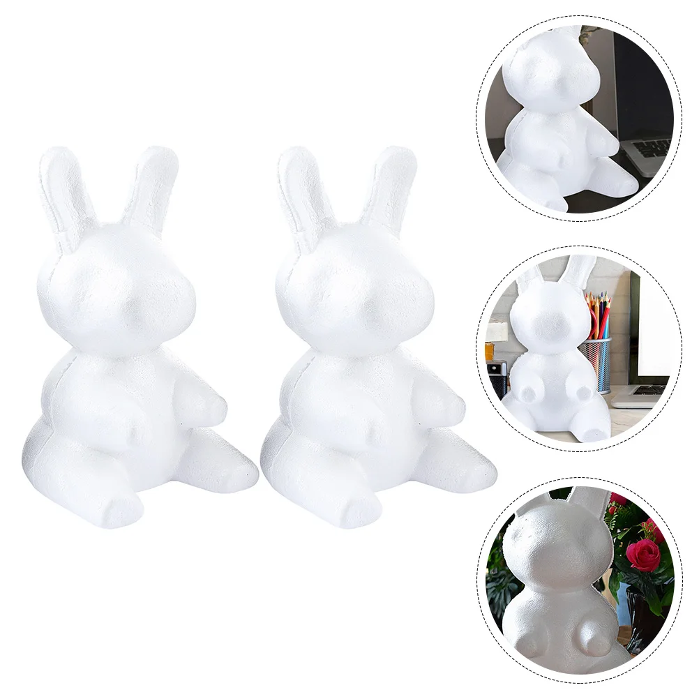 2pcs DIY Foam Rabbit Mold Decorative Foam Rabbit Mold Lovely Modeling Foaming DIY White Embryo Foam Flower Arrangement Model
2pcs DIY Foam Rabbit Mold Decorative Foam Rabbit Mold Lovely Modeling Foaming DIY White Embryo Foam Flower Arrangement Model