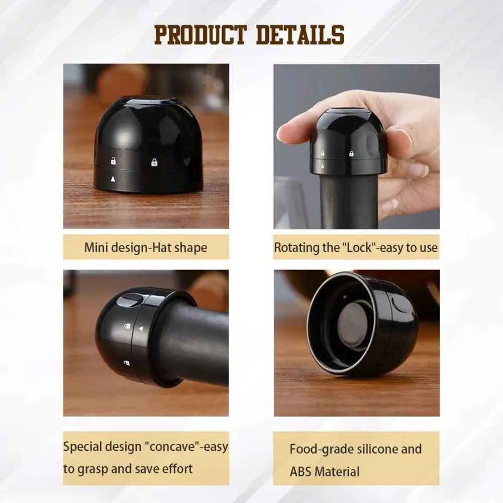 Hot Sales!!! Silicone Home Bar Vacuum Wine Champagne Bottle Plug Sealer Cork Pourer Stopper
Hot Sales!!! Silicone Home Bar Vacuum Wine Champagne Bottle Plug Sealer Cork Pourer Stopper