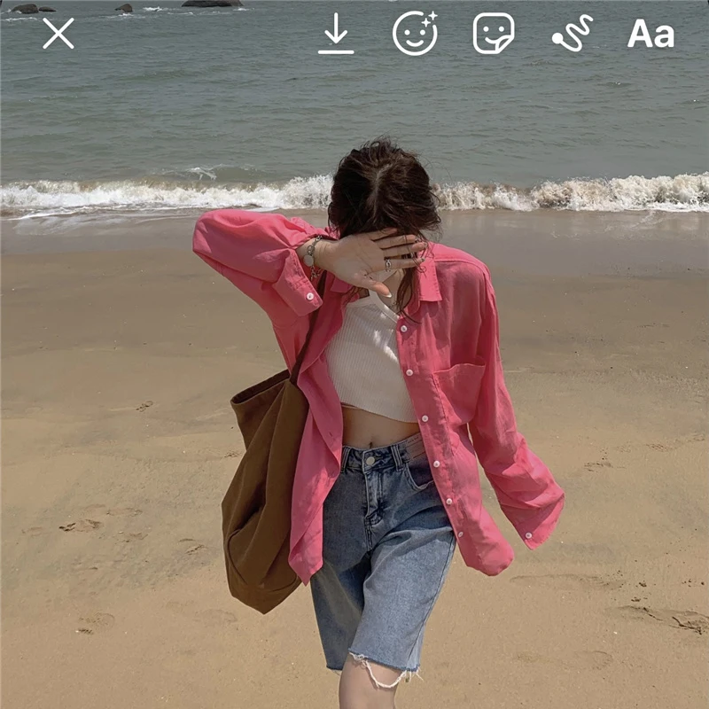 Women Blouses Office Lady 100% Cotton Oversize Loose Lapel Tops Korean Pink Long Sleeve 2021 Spring College Fashion Wild Shirts
Women Blouses Office Lady 100% Cotton Oversize Loose Lapel Tops Korean Pink Long Sleeve 2021 Spring College Fashion Wild Shirts