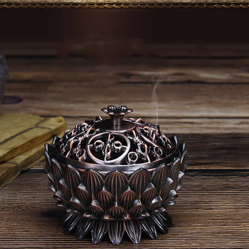 Retro Lotus Incense Burners Dragon Incense Holder Incense Burner Mini Sandalwood Censer Home Office Decor Decoration Craft
Retro Lotus Incense Burners Dragon Incense Holder Incense Burner Mini Sandalwood Censer Home Office Decor Decoration Craft