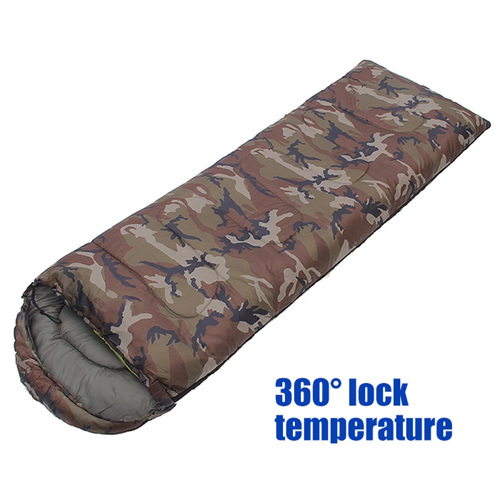 Outdoor Camping Sleeping Bags Waterproof Ultralight Polyester Camouflage Cloth Winter Heating Adults Lunch Break Sleeping Gears
Outdoor Camping Sleeping Bags Waterproof Ultralight Polyester Camouflage Cloth Winter Heating Adults Lunch Break Sleeping Gears