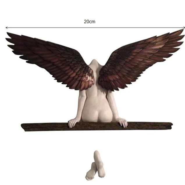 Angel Art Sculpture Wall Decoration 3D Statue Angel Wings for Living Room Bedroom Decoration Home Decor Garden Statue Artwork
Angel Art Sculpture Wall Decoration 3D Statue Angel Wings for Living Room Bedroom Decoration Home Decor Garden Statue Artwork
