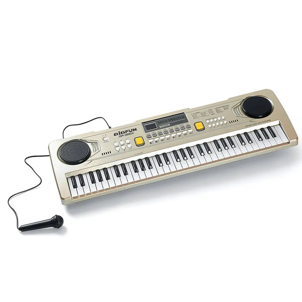 61 Keys Electronic Piano Keyboard Portable Kids Music Instrument Learning Keyboard with Microphone for Kids Early Education
61 Keys Electronic Piano Keyboard Portable Kids Music Instrument Learning Keyboard with Microphone for Kids Early Education