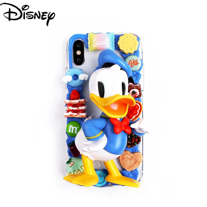 

Disney Creative Couple Phone Case for iPhone11/11pro/11promax/xs/xsmax/xr/se Cartoon Donald Duck Daisy Phone Cover 7p/8p