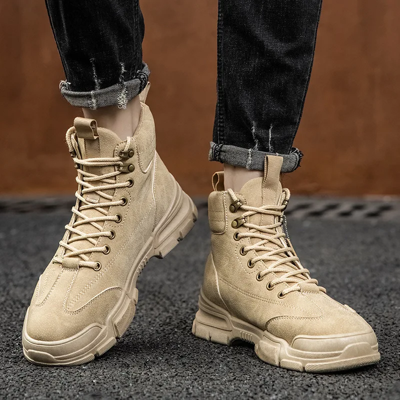 Flat bottomed Men Boots Thickened Waterproof and Ski proof Casual Shoes Men's Short Boots Men's Shoes Warm Tooling Boots
Flat bottomed Men Boots Thickened Waterproof and Ski proof Casual Shoes Men's Short Boots Men's Shoes Warm Tooling Boots