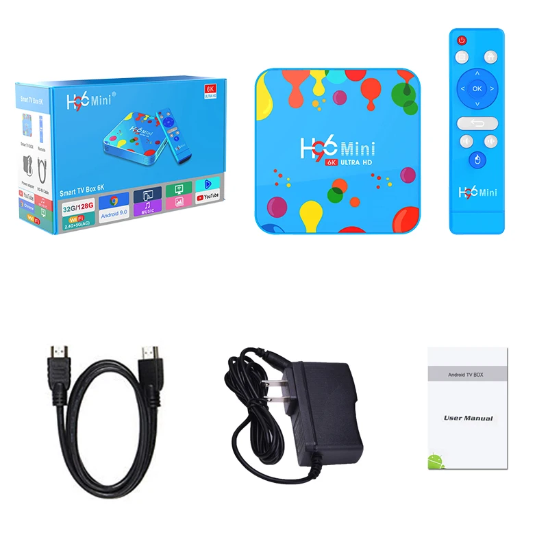 H96 Mini H6 Android 9 TV Box Allwinner H6 6K USB 3.0 HD TVBox H.265 Wifi 2.4G&5G BT4.0 Support Google Player Youtube Set top Box
H96 Mini H6 Android 9 TV Box Allwinner H6 6K USB 3.0 HD TVBox H.265 Wifi 2.4G&5G BT4.0 Support Google Player Youtube Set top Box