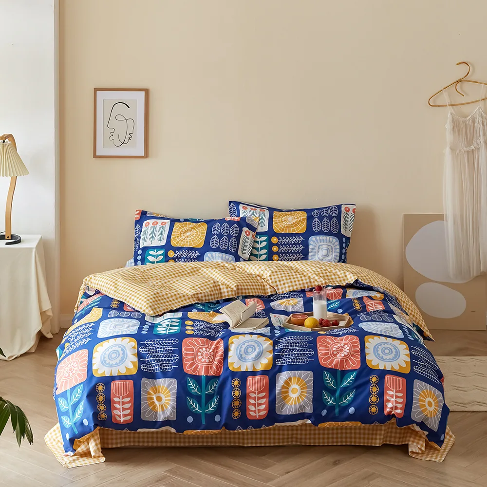 Cartoon Kids Cotton Geometry Luxury Comforter Bedding Set Modern Home Textile King Queen Twin Size Bed Linen Duvet Cover Set
Cartoon Kids Cotton Geometry Luxury Comforter Bedding Set Modern Home Textile King Queen Twin Size Bed Linen Duvet Cover Set