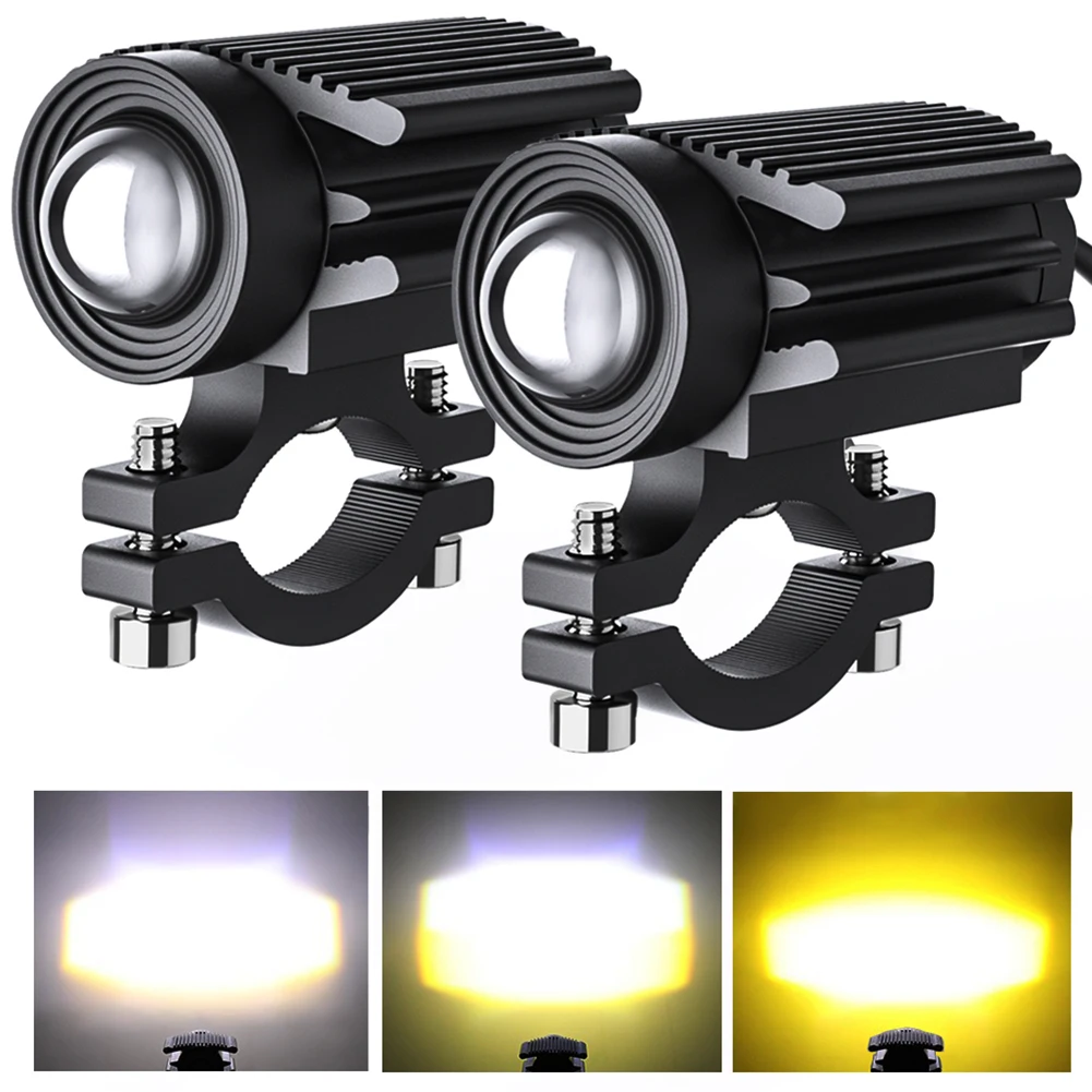 3570 Chips Motorcycle Light External Spotlight Auxiliary Lamp 6000K White 3000K Amber Waterproof Headlight For 4x4 Offroad ATV
3570 Chips Motorcycle Light External Spotlight Auxiliary Lamp 6000K White 3000K Amber Waterproof Headlight For 4x4 Offroad ATV