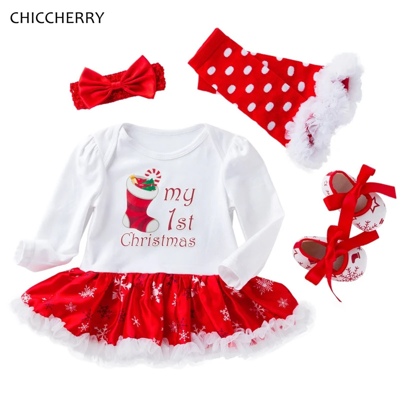 Xmas Stocking My First Christmas Baby Girl Clothes Sets Newborn Long Sleeve Infant Romper Dress Headband Crib Shoes Leg Warmers
Xmas Stocking My First Christmas Baby Girl Clothes Sets Newborn Long Sleeve Infant Romper Dress Headband Crib Shoes Leg Warmers