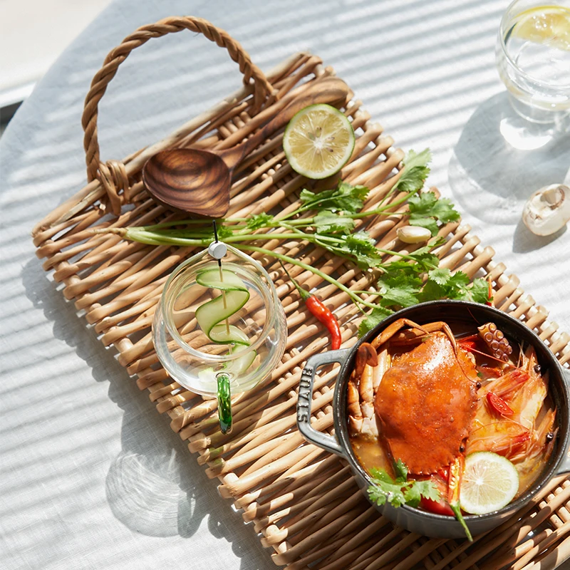 Simplicity Rattan Plate Dinner Plates Sushi Plate Fruit Bread Cake Service Dessert Plates Christmas Dinning Room Decoration
Simplicity Rattan Plate Dinner Plates Sushi Plate Fruit Bread Cake Service Dessert Plates Christmas Dinning Room Decoration